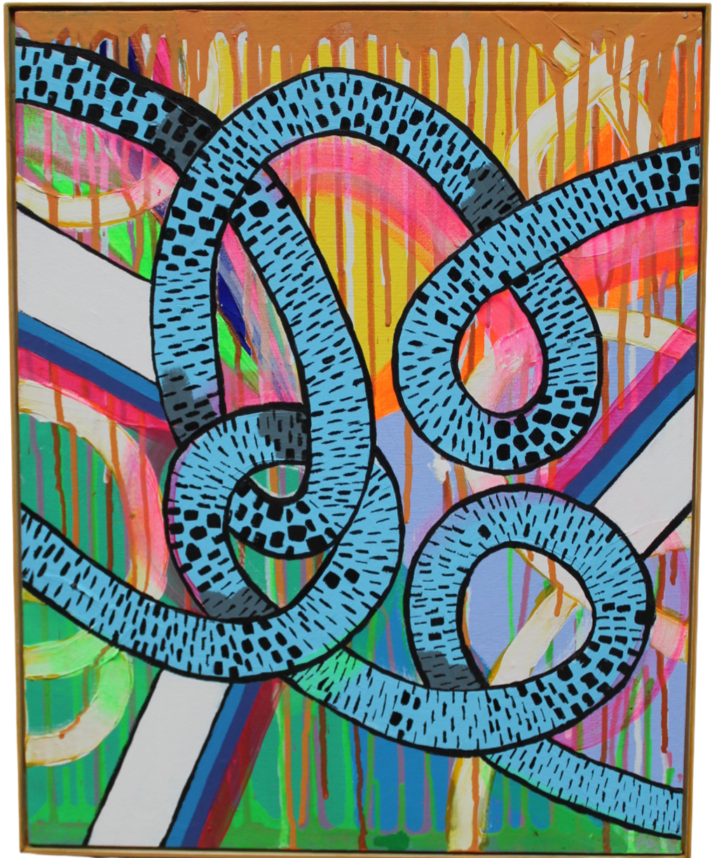 Notaknot 3 - 43cm x 53cm  - Acrylic on Canvas