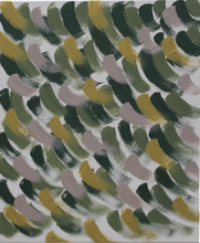 Load image into Gallery viewer, Brushing Greens Abstract Painting
