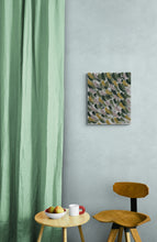 Load image into Gallery viewer, Brushing Greens Abstract Painting
