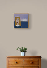 Load image into Gallery viewer, Purple Lady  - 53cm x 53cm - Acrylic on Canvas
