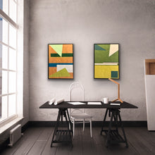 Load image into Gallery viewer, Shapes-1 abstract digital print. 50x70cm run of 2
