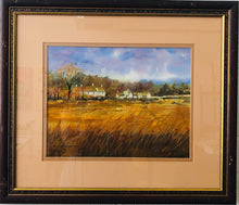Load image into Gallery viewer, Country Scene. Water Colour on paper. 54x48cm
